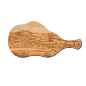 Cutting board natural shape with handle 36x16cm