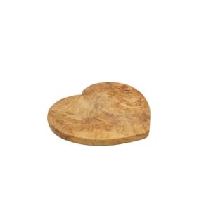 Hjärtformad skärbräda 18x14cm
