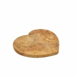 Hjärtformad skärbräda 22x18cm